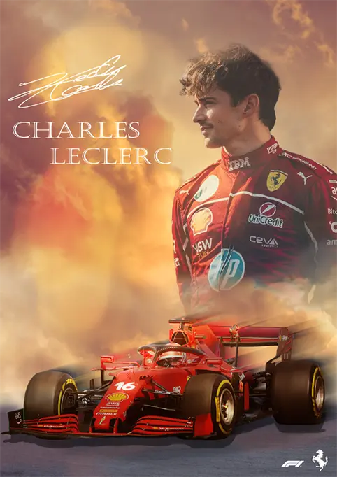 Affiche Charles Leclerc