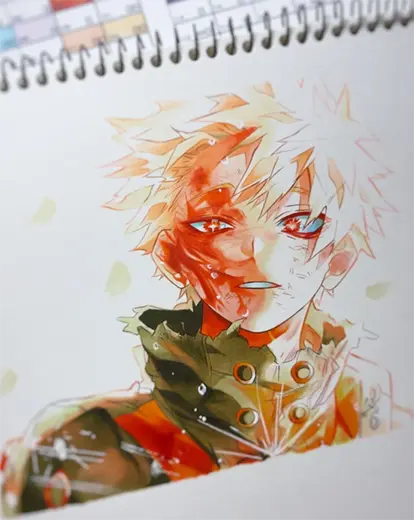 illustration bakugo
