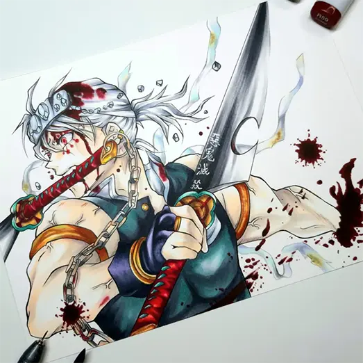 illustration tengen uzui